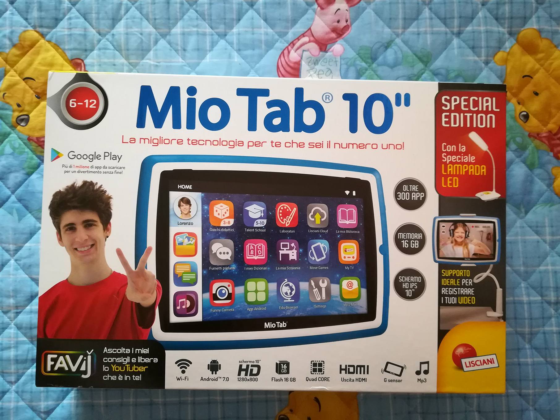 Tablet per Bambini - Mio Tab 10 3-8 anni - Su