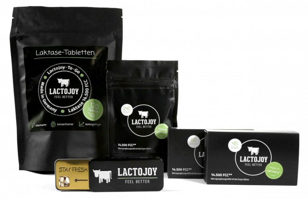 Lactojoy: Integratore alimentare di Lattasi per intolleranti al lattosio.