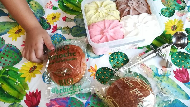 brioche per il gelato Fraccaro Spumadoro